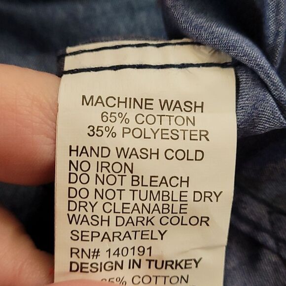 Silver Stone men's nautica theme long sleeve button up shirt - Picture 4 of 6